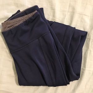 Reebok speedwick leggings navy blue
